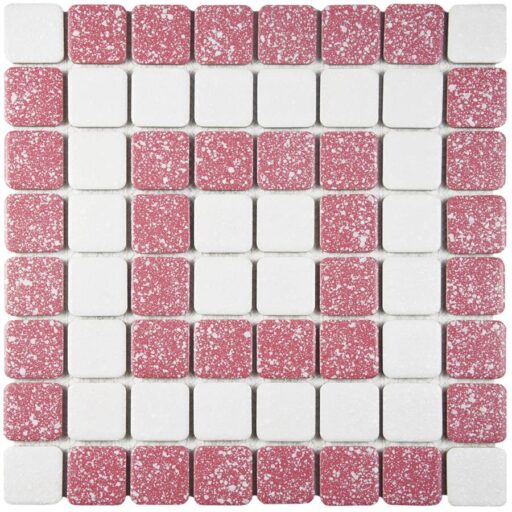 Crystalline Mrkt Sq Flamingo 11-3/4"x11-3/4" Porc Mos SSW788