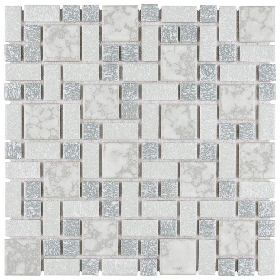 University Light Grey 11-3/4"x11-3/4" Porcelain Mos
