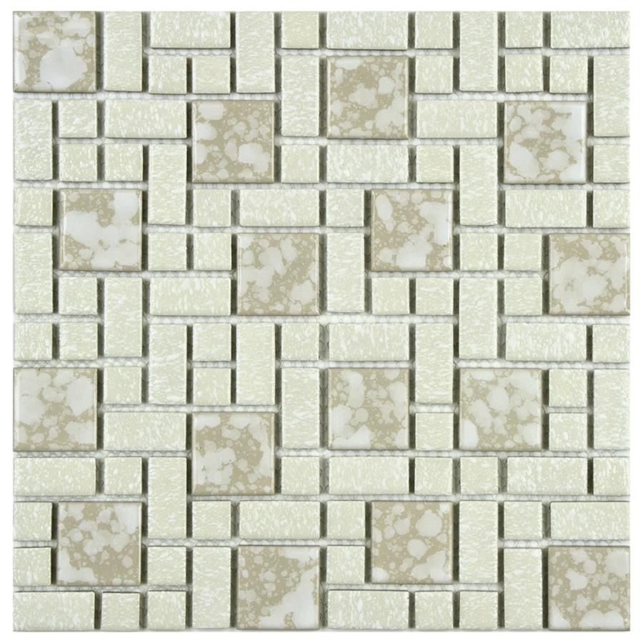 University Bone 11-3/4"x11-3/4" Porcelain Mos