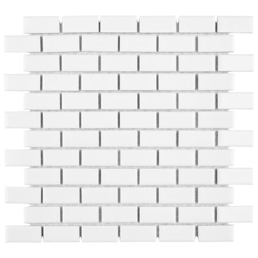 Hudson Subway White 11-7/8"x12" Porcelain Mos