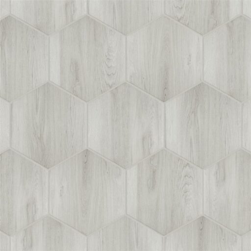 Natura Hex White 14-1/8"x16-1/4" Porcelain F/W Tile