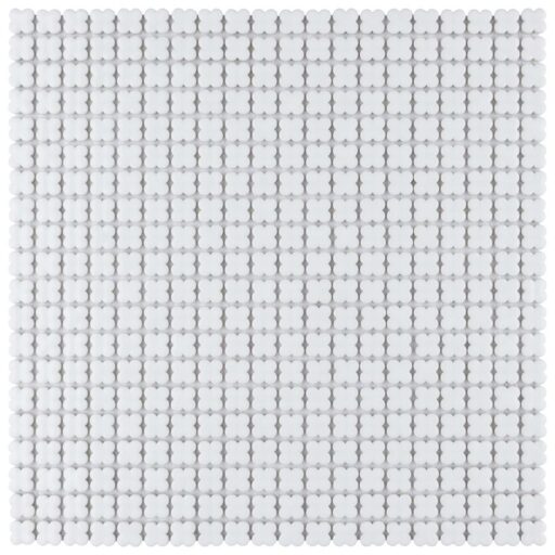 Fioretti Glossy Blanco -B20 12"x12" Ceramic Mos