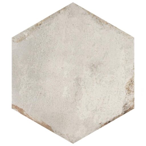 D'Anticatto Hex Bianco 11"x12-3/4" Porcelain F/W Tile