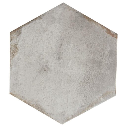D'Anticatto Hex Grigio 11"x12-3/4" Porcelain F/W Tile
