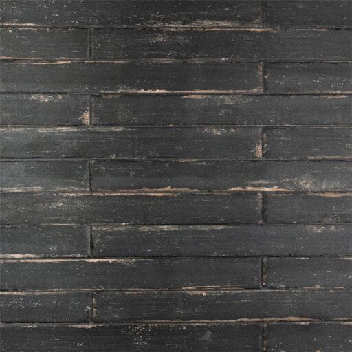 Retro Nero 2-3/4"x23-1/2" Porcelain F/W Tile