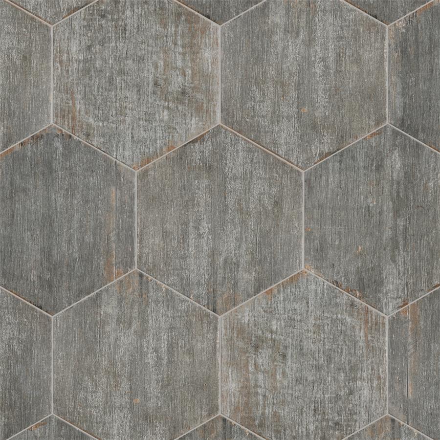 Retro Hex Cendra 14-1/8"x16-1/4" Porcelain F/W Tile