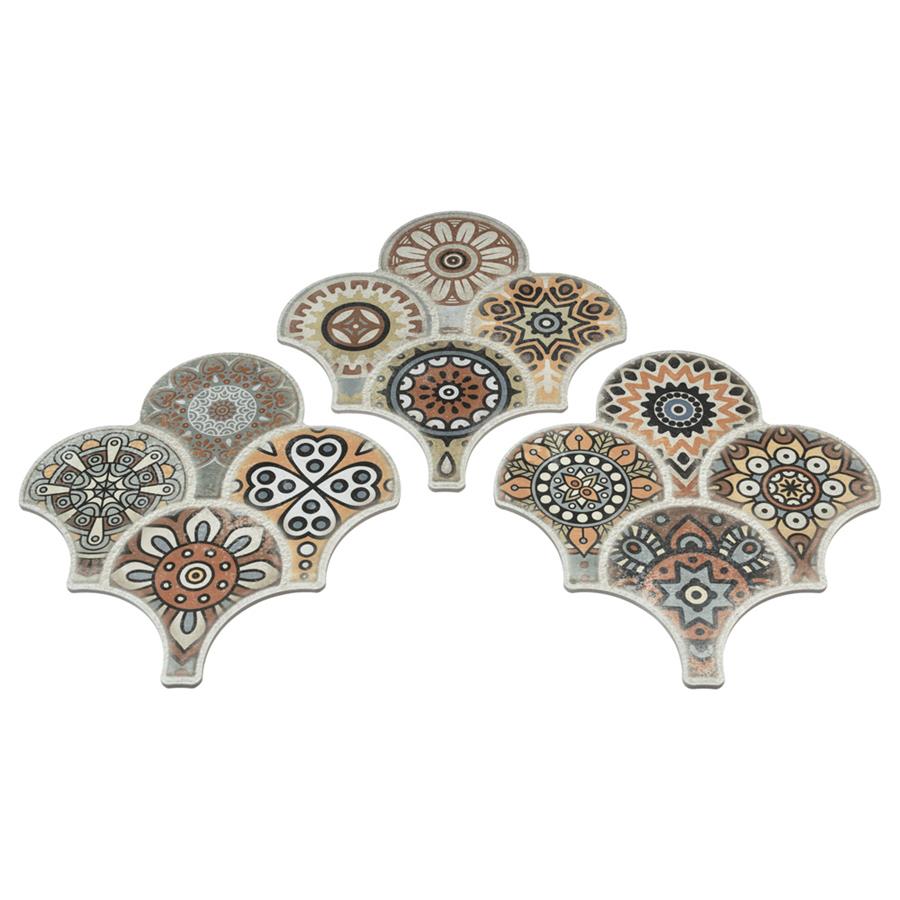 Scala Granada Colors Decor 14-1/2"x16" Porc F/W Tile