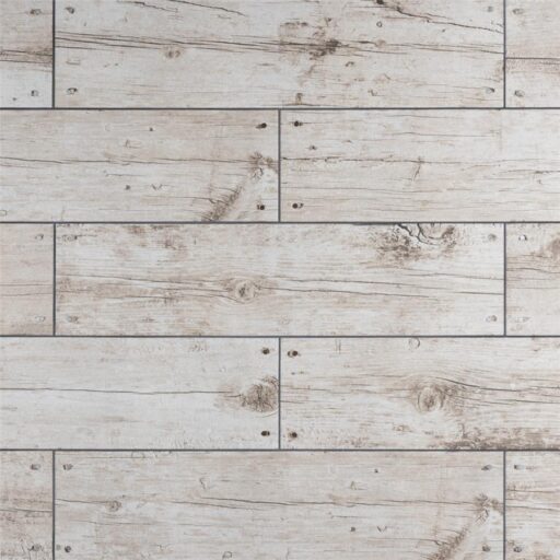 Cottage White 5-7/8"x23-5/8" Ceramic F/W Tile