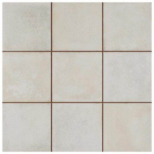 Kings Etna White 13-1/8"x13-1/8" Ceramic Floor/Wall Tile