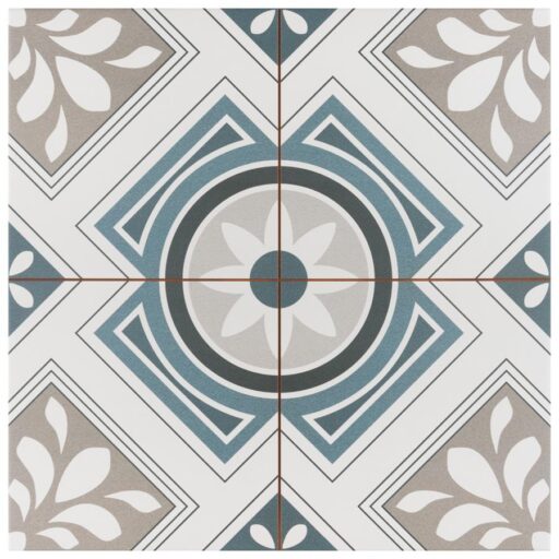 Borneo Grey 17-5/8" x 17-5/8" Ceramic F/W Tile