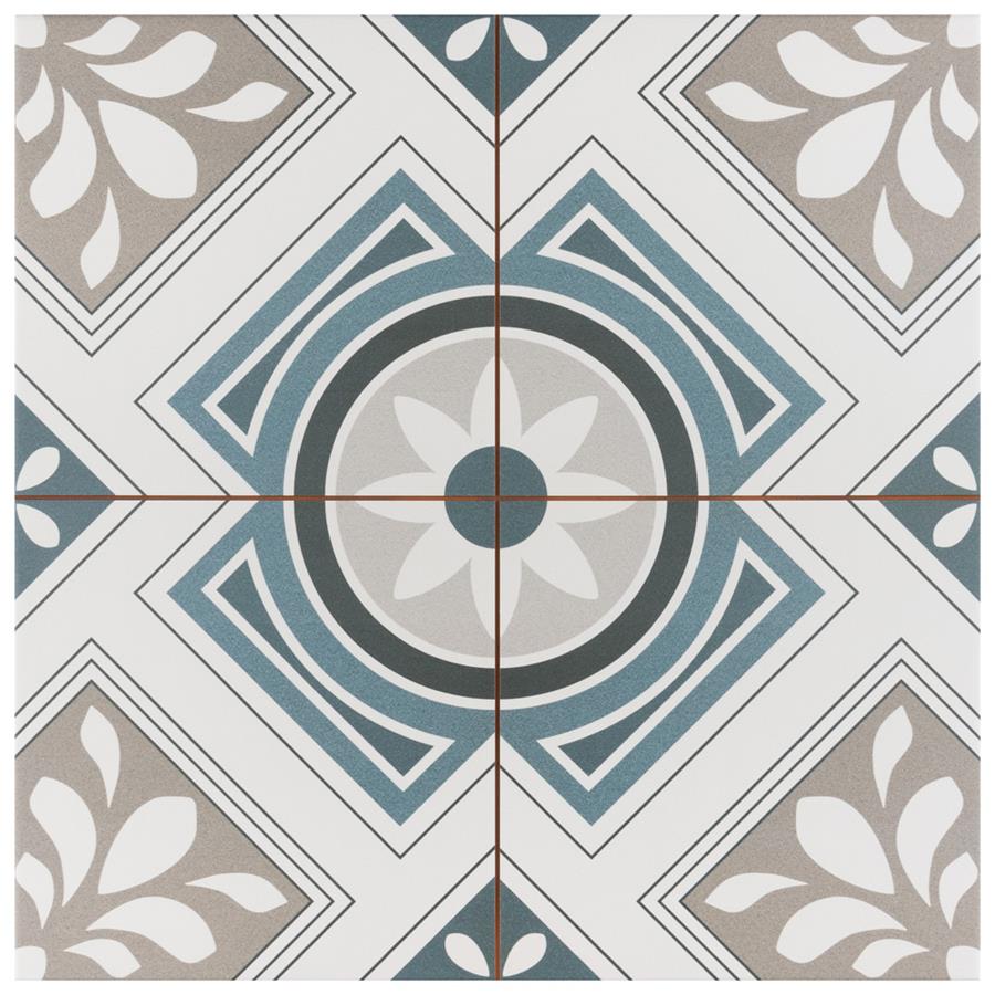 Borneo Grey 17-5/8" x 17-5/8" Ceramic F/W Tile