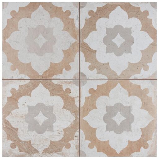 Kings Clay Blossom 17-5/8"x 17-5/8" Ceramic F/W Tile