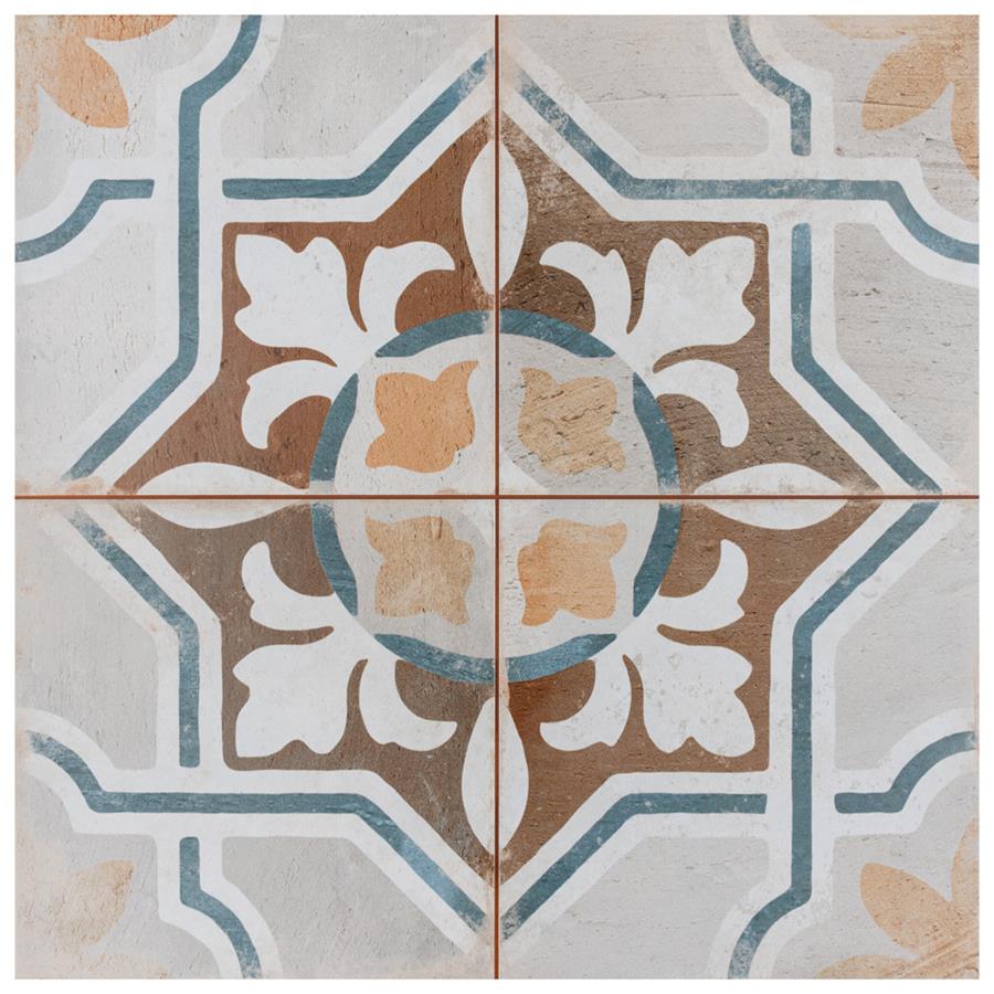 Kings Clay Seal 17-5/8"x 17-5/8" Ceramic F/W Tile