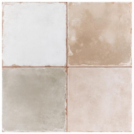 Grammy Pastel Mix 17-5/8" x 17-5/8" Ceramic F/W Tile