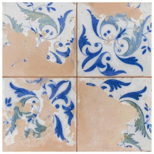 Kings Heritage Leaves 17-5/8"x17-5/8" Ceramic F/W Tile