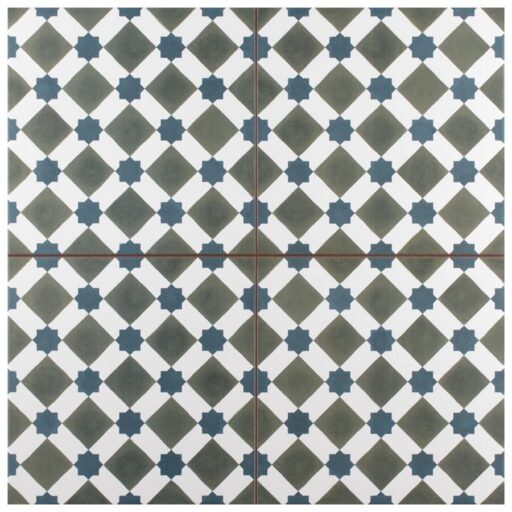 Henley Azul 17-5/8" x 17-5/8" Ceramic Floor/Wall Tile