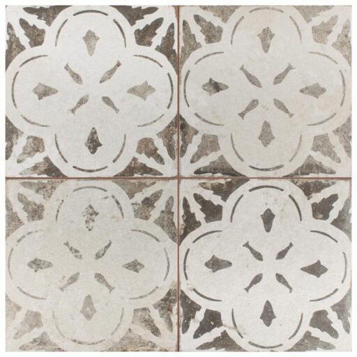 Kings Aurora Nero 17-5/8"x17-5/8" Ceramic Floor/Wall Tile