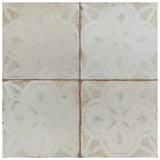 Kings Aurora White 17-5/8"x17-5/8" Ceramic Floor/Wall Tile