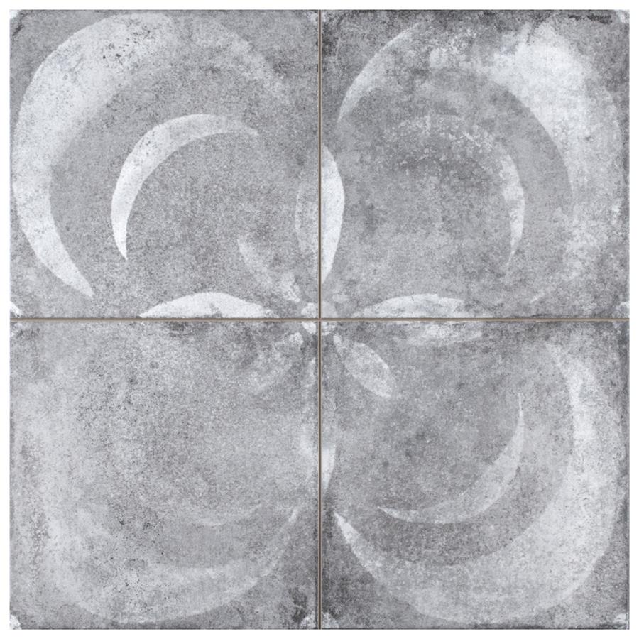 Kings Vendome Gris 17-3/4" x 17-3/4"  Porcelain F/W Tile