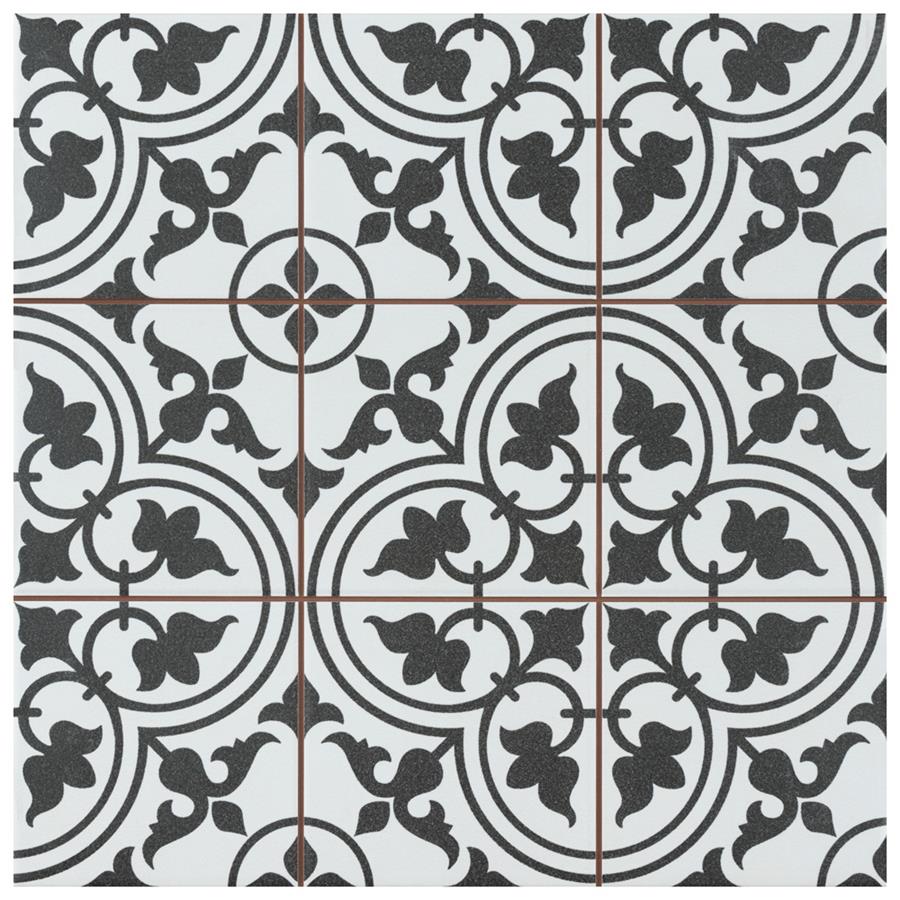Harmonia Classic White 13"x13" Ceramic Floor/Wall Tile