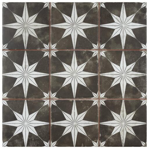 Harmonia Kings Star Night 13"x13" Ceramic Floor/Wall Tile