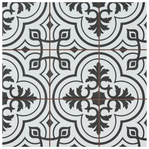 Harmonia Vintage White 13"x13" Ceramic Floor/Wall Tile