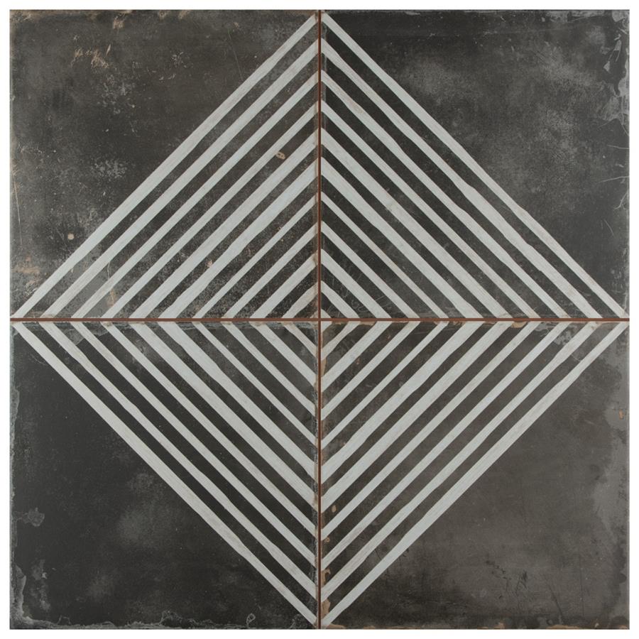 Kings Rombos 17-5/8"x17-5/8" Ceramic F/W Tile