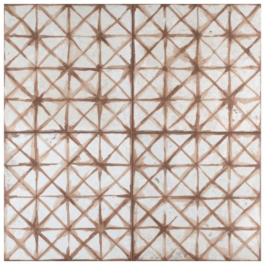 Kings Temple Oxide 17-5/8" x 17-5/8" Ceramic F/W Tile