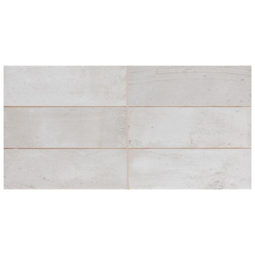 Kings Mud White 7-7/8"x15-3/4" Ceramic Wall Tile