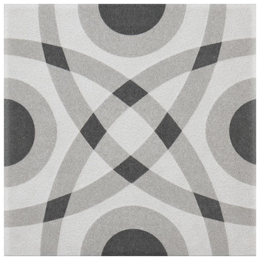 Twenties Mini Circle 4"x4" Ceramic Floor/Wall Tile