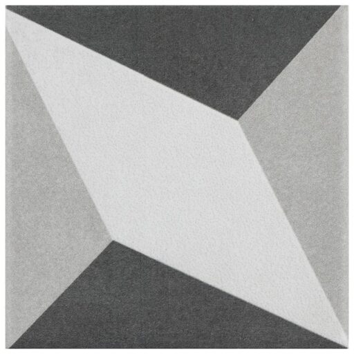 Twenties Mini Diamond 4"x4" Ceramic Floor/Wall Tile
