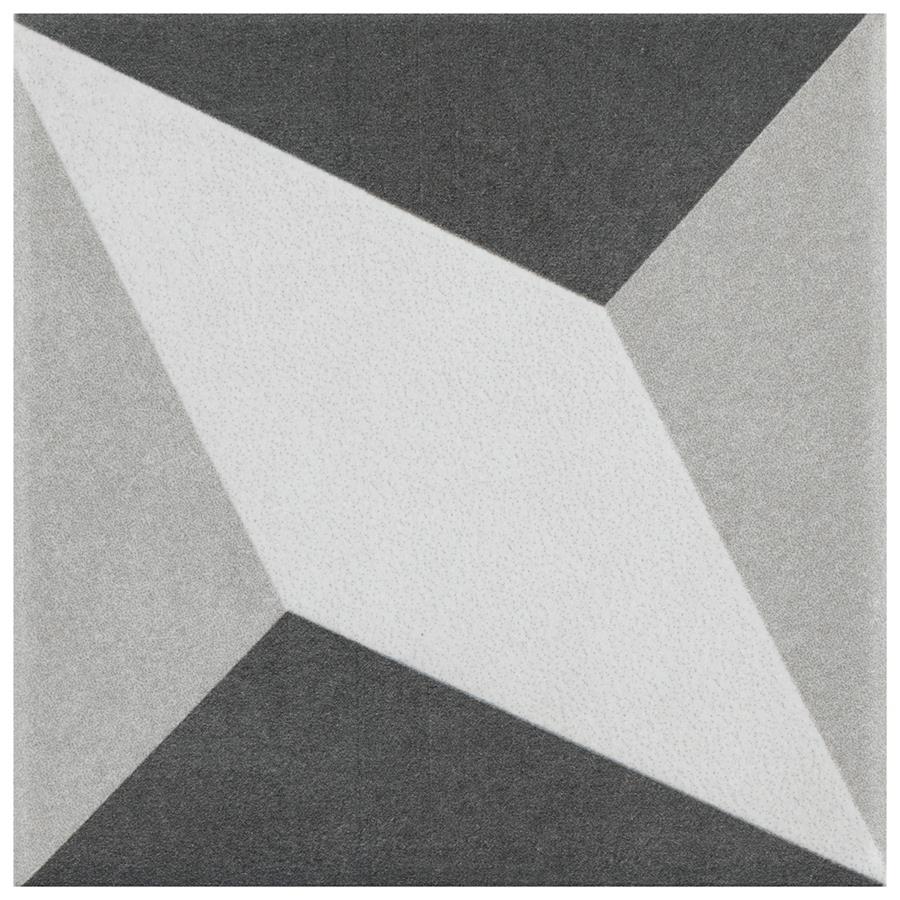 Twenties Mini Diamond 4"x4" Ceramic Floor/Wall Tile