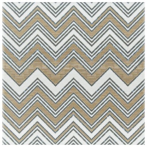 Boheme Wave 7-3/4"x7-3/4" Ceramic F/W Tile