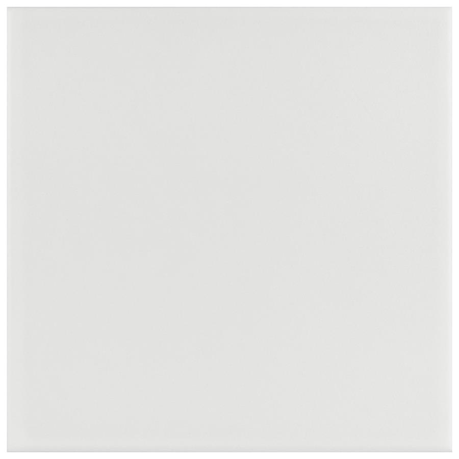 Revival White 7-3/4"x7-3/4" Ceramic F/W Tile
