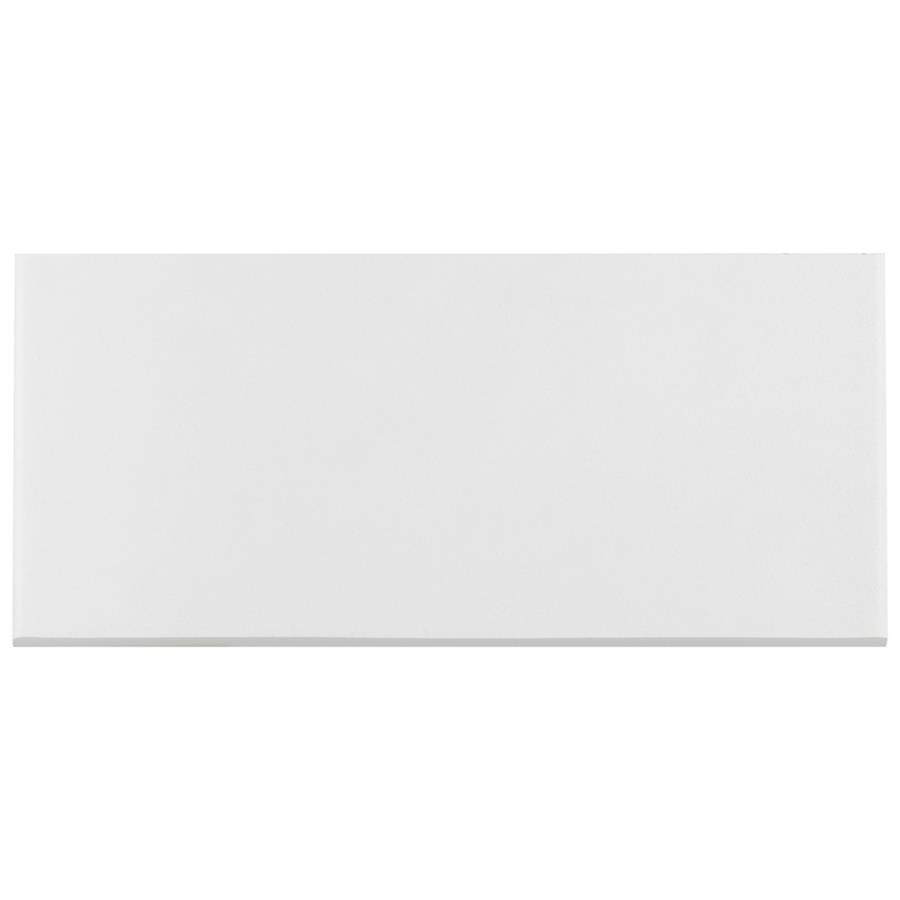 Revival White 3-1/2"x7-3/4" Ceramic Bullnose F/W Trim