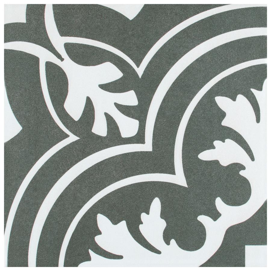 Twenties Classic 7-3/4"x7-3/4" Ceramic F/W Tile