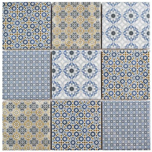 Classico 4" Mix 11-5/8"x11-5/8" Porcelain Mos