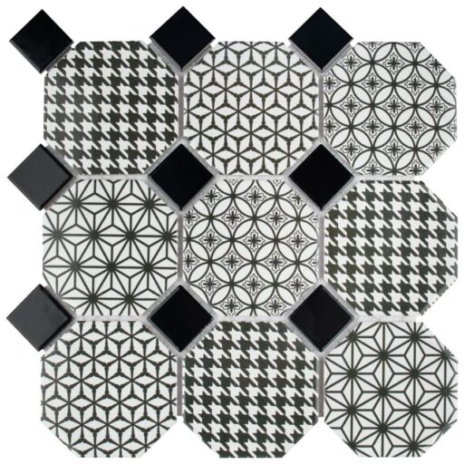 Misto 11-3/4" x 11-3/4" Porcelain Mosaic
