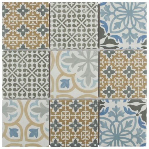 Porto 11-3/4" x 11-3/4" Porcelain Mosaic