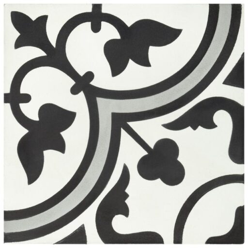 Cemento Arte Slate 7-7/8"x7-7/8" Cem Handmade F/W Tile