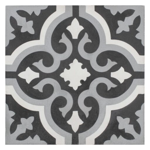 Cemento Braga Luna 7-7/8"x7-7/8" Cem Handmade F/W Tile