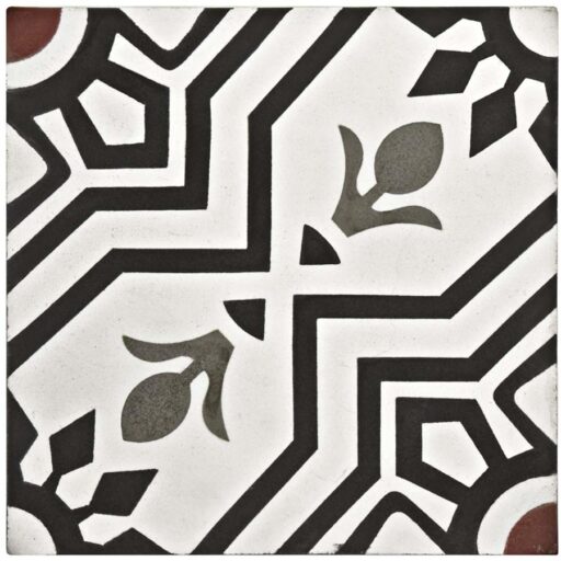 Cemento Ellis Moonlight 7-7/8"x7-7/8" Cem Handmade F/W Tile