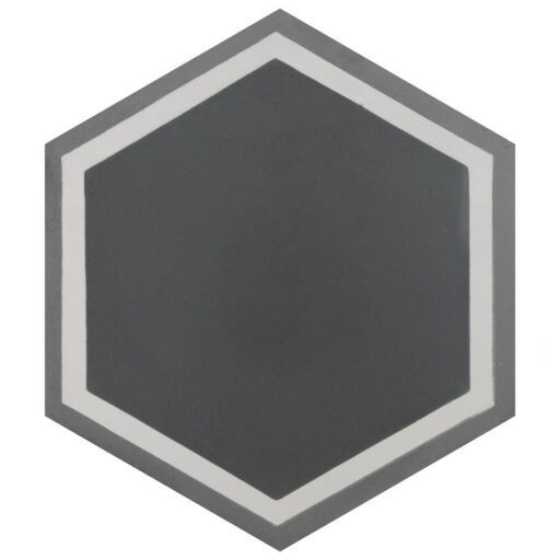 Cemento Hex Holland Passage 7-7/8"x9" Cem Handmade F/W Tile
