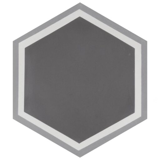 Cemento Hex Holland Strait 7-7/8"x9" Cem HandmadeF/W Tile