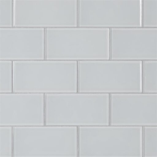 Tessera Subway Ice White 3"x6" Glass W Tile