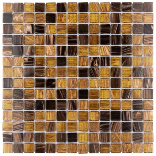 Coppa Amber 12"x12" Glass Mos