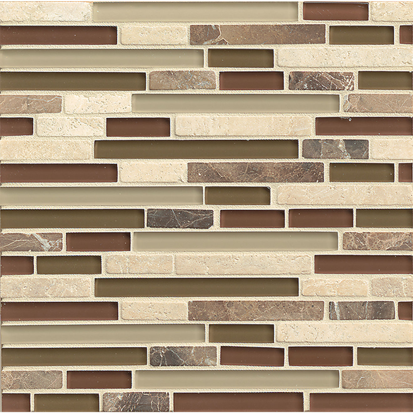 Eclipse Wall Mosaic in Merlot