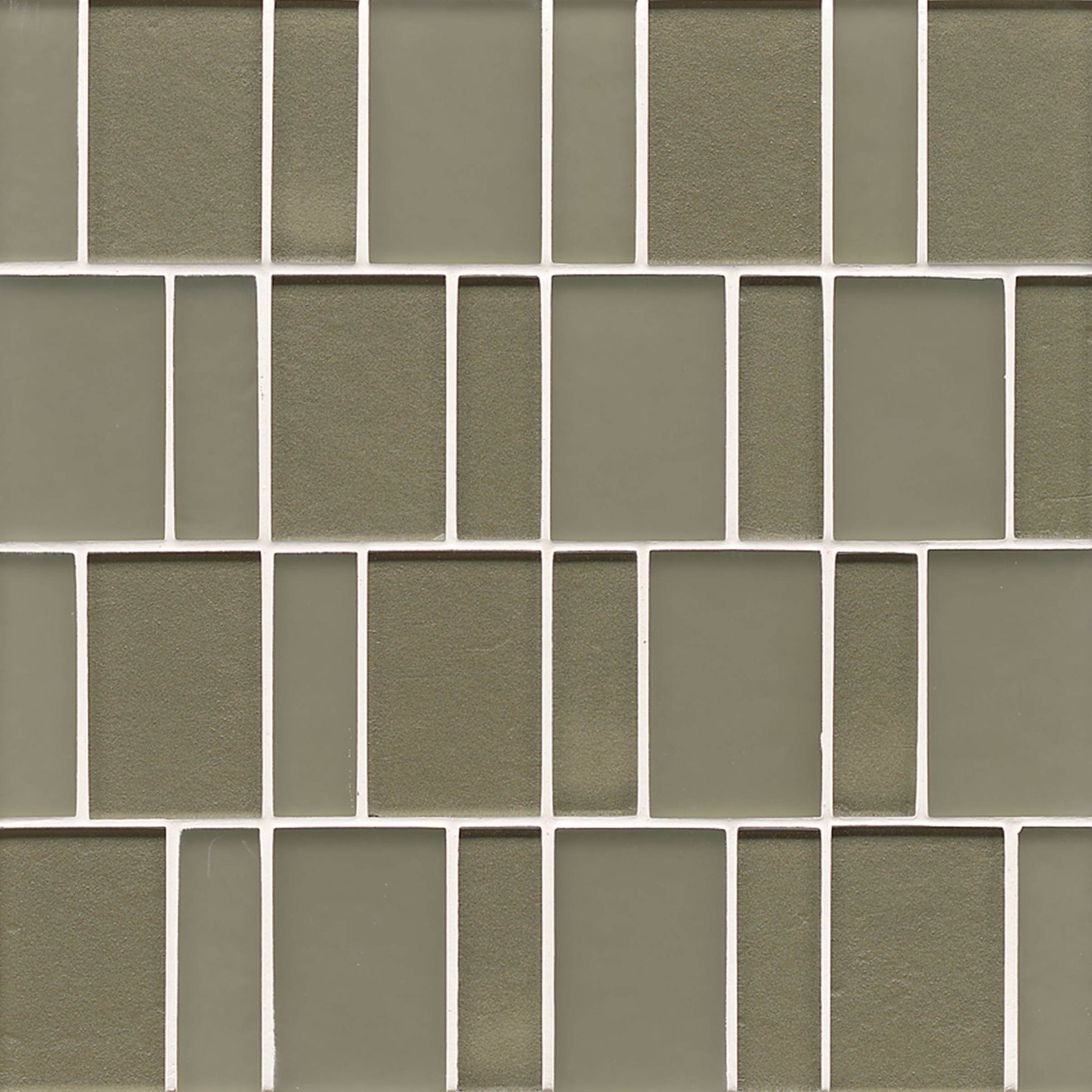 Manhattan Wall Mosaic in Mint