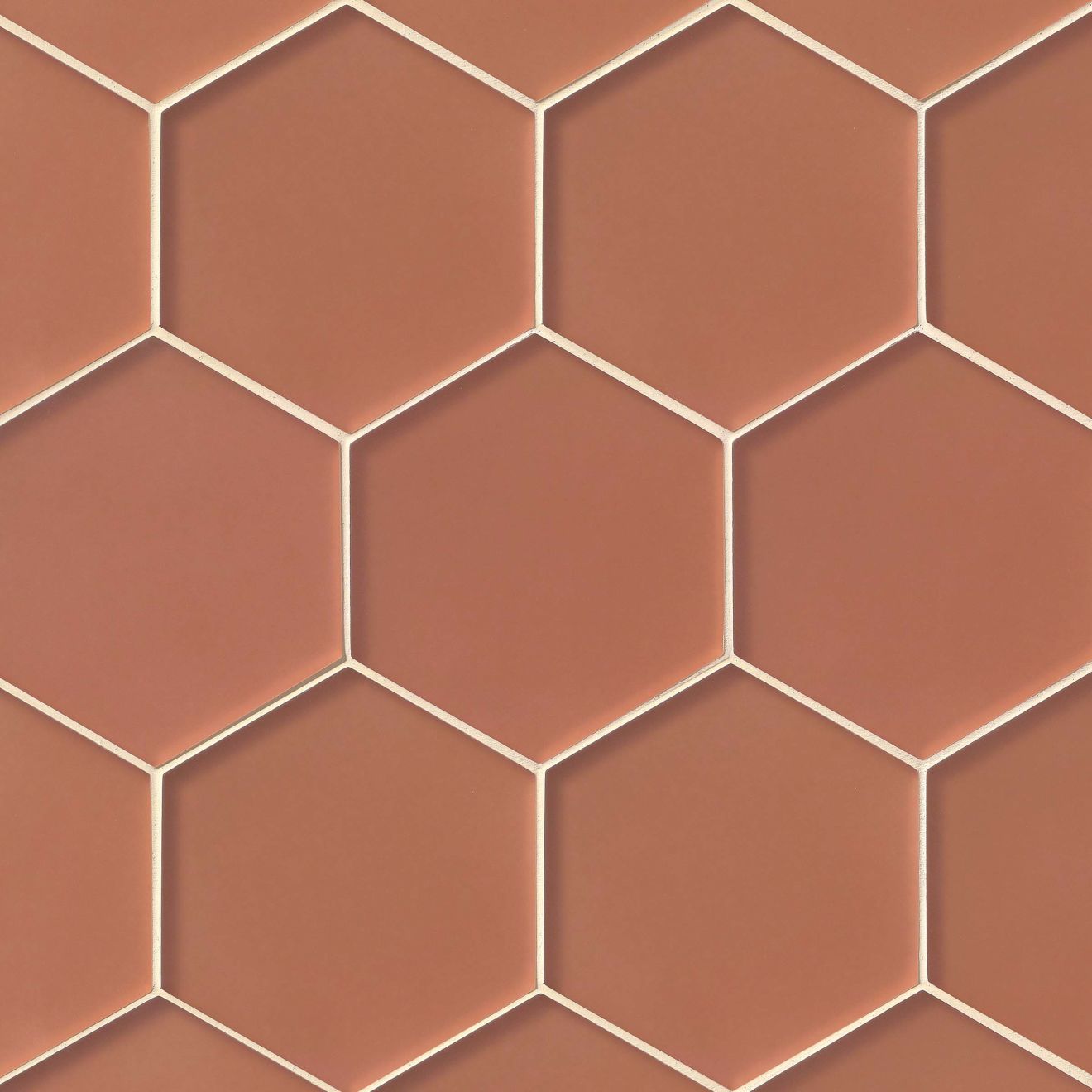 Verve 4-7/8" x 5-5/8" Wall Mosaic in Coral Spice