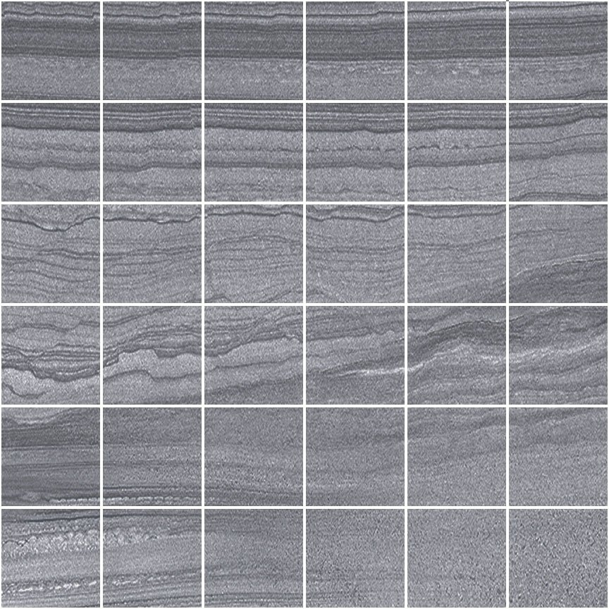 Legend Graphite 13X13 Mosaic